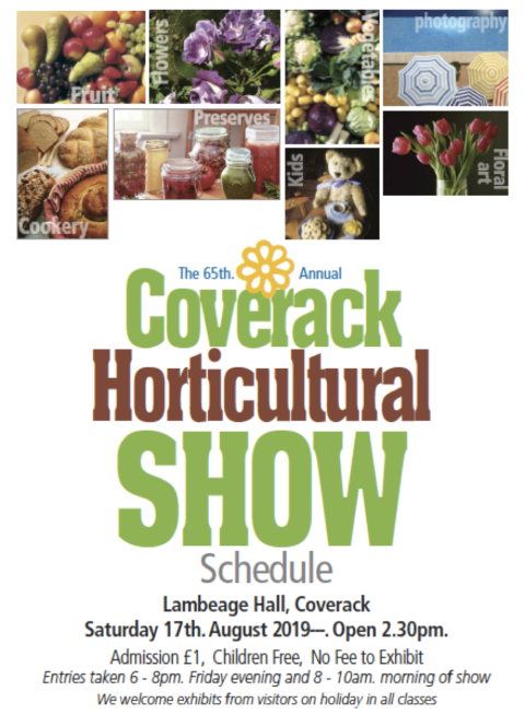 Horticultural show schedule