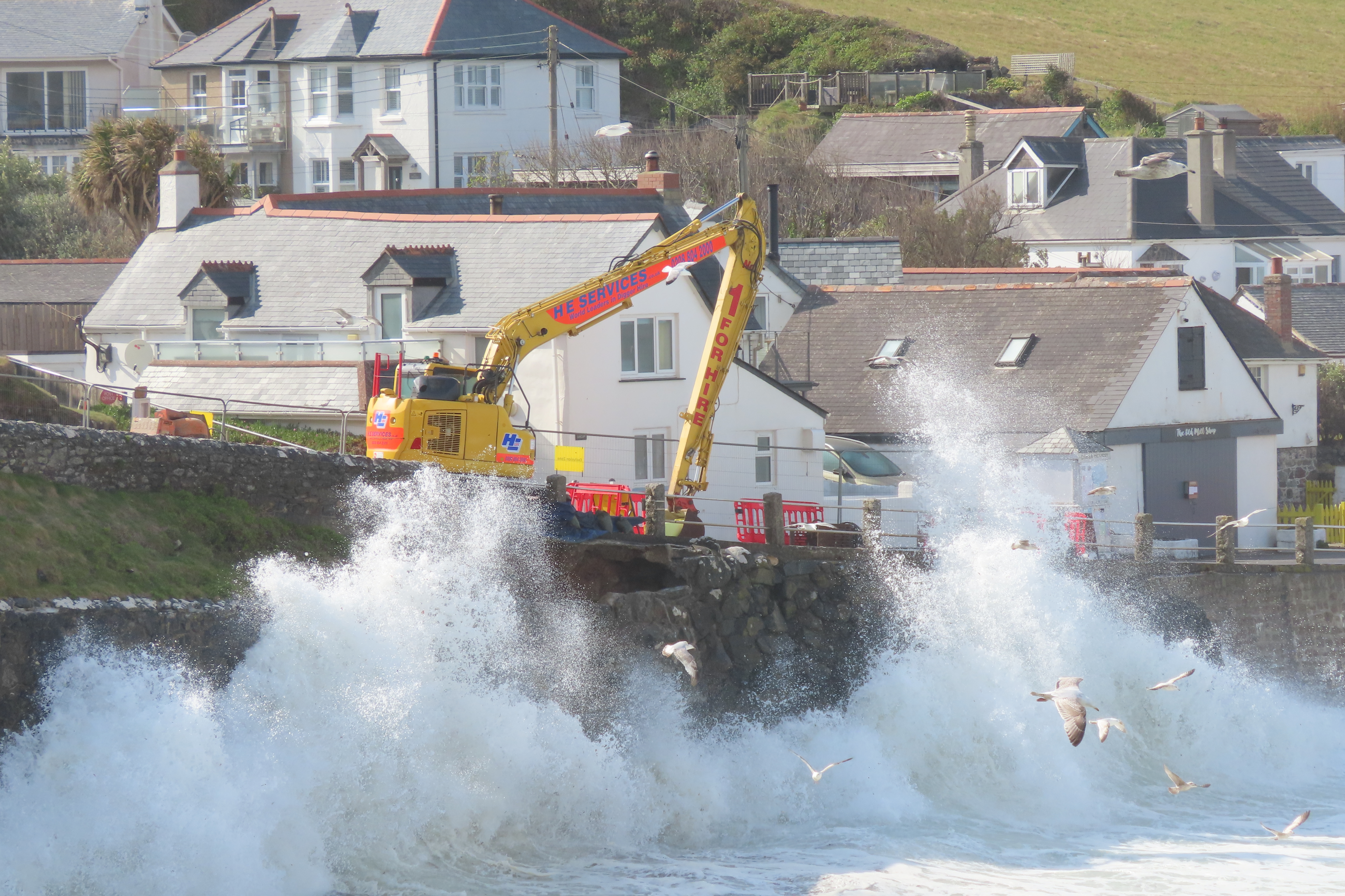 Sea Wall Repairs – Coverack Village